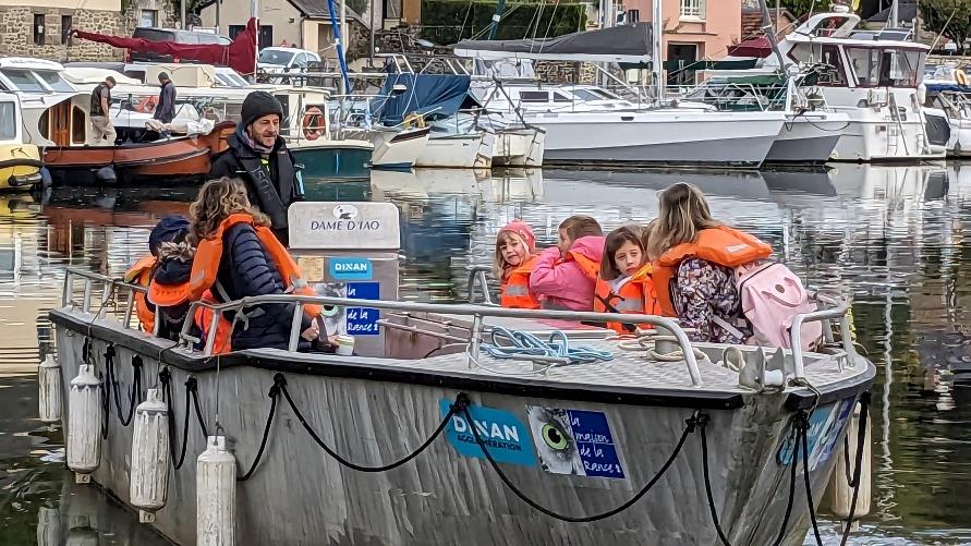 Sortie en bateau sur la Rance